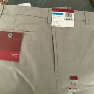 Alfani Men's Slim Fit Gray Chinos